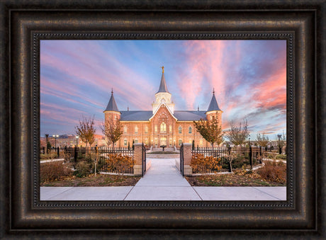 Provo City Center Temple - Sunset Gates by Lance Bertola