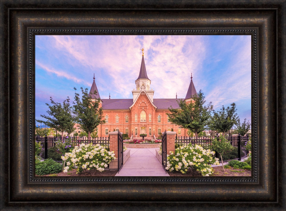 Provo City Center Temple - Garden Courtyard by Lance Bertola