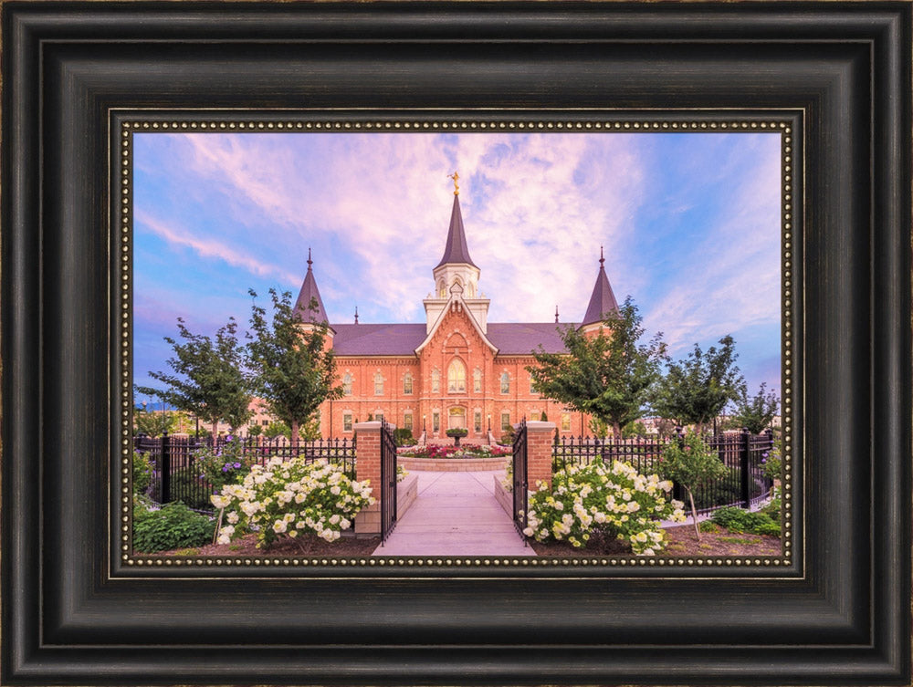 Provo City Center Temple - Garden Courtyard by Lance Bertola