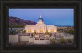 Tucson Arizona Temple - Blue Hour by Lance Bertola