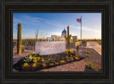 Tucson Arizona Temple - Golden Desert by Lance Bertola