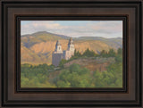 Manti Temple - Sunrise by Linda Curley Christensen