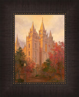 Salt Lake Temple - Golden Day by Linda Curley Christensen