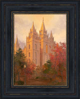 Salt Lake Temple - Golden Day by Linda Curley Christensen