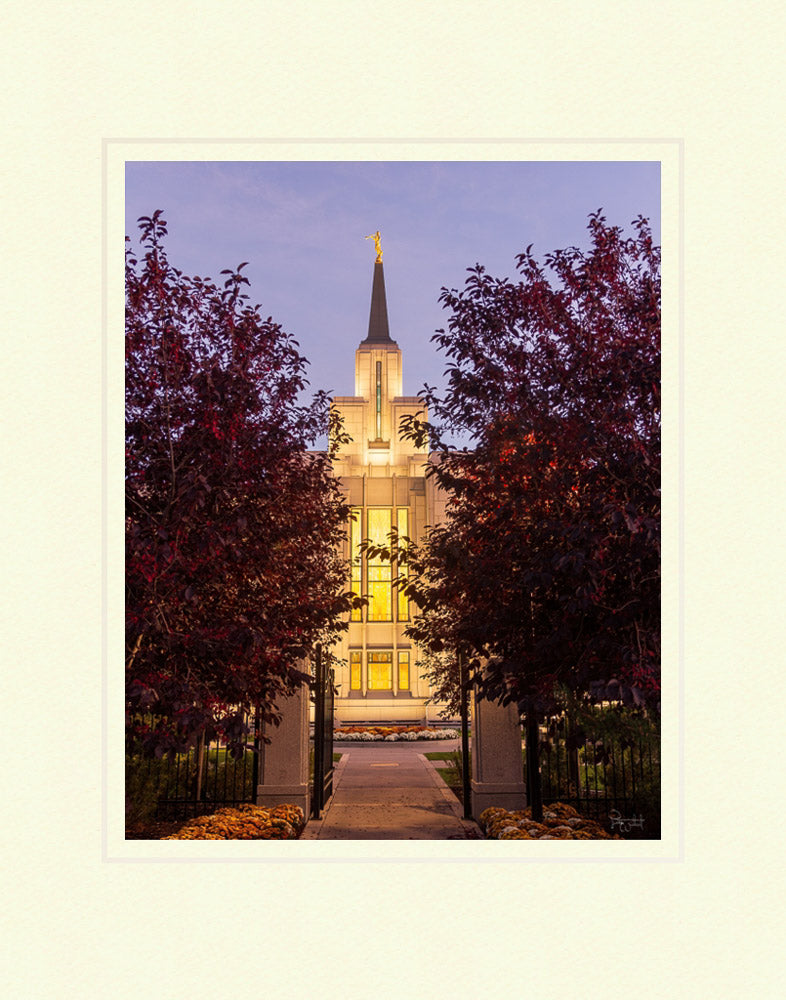 Calgary Alberta Temple- Autumn Light