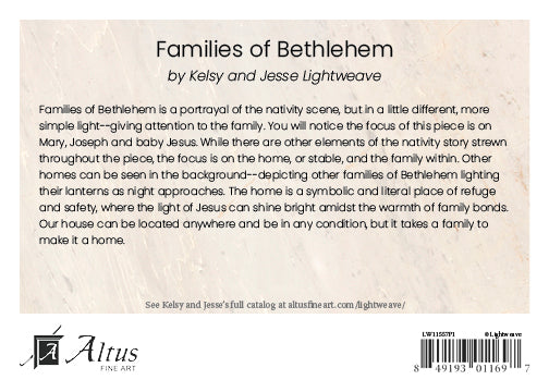 Families of Bethlehem by Kelsy and Jesse Lightweave