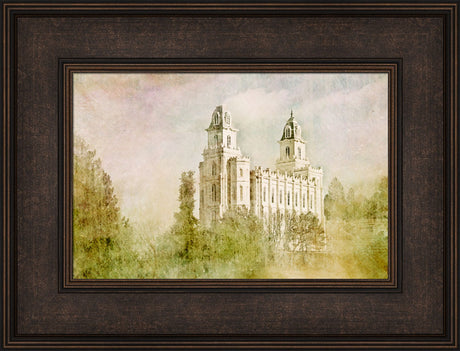 Manti Utah Temple - Serenity by Mandy Jane Williams