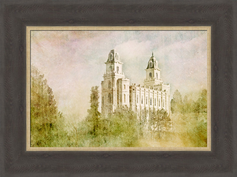 Manti Utah Temple - Serenity by Mandy Jane Williams