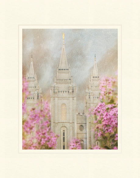 Salt Lake Temple - Jubilant by Mandy Jane Williams