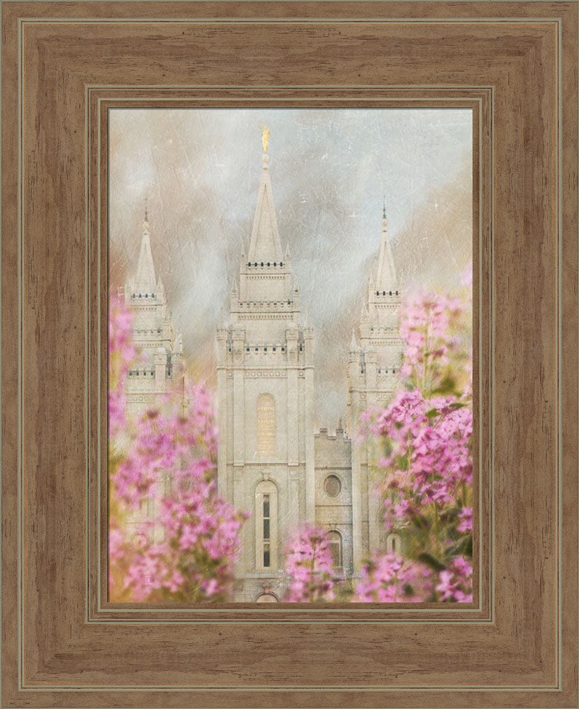 Salt Lake Temple - Jubilant by Mandy Jane Williams