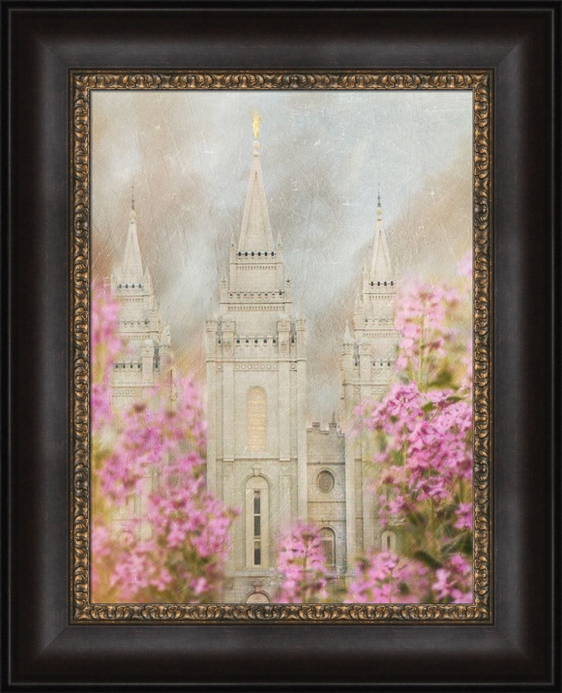 Salt Lake Temple - Jubilant by Mandy Jane Williams