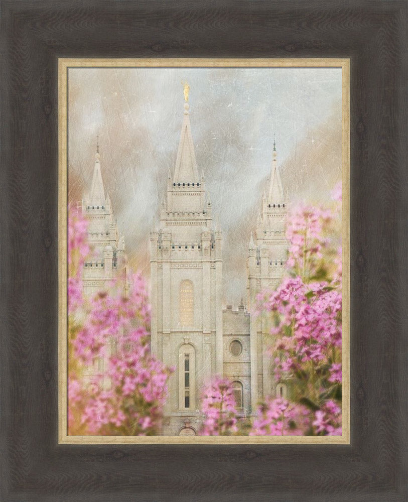 Salt Lake Temple - Jubilant by Mandy Jane Williams