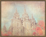 Salt Lake Temple - Coral by Mandy Jane Williams