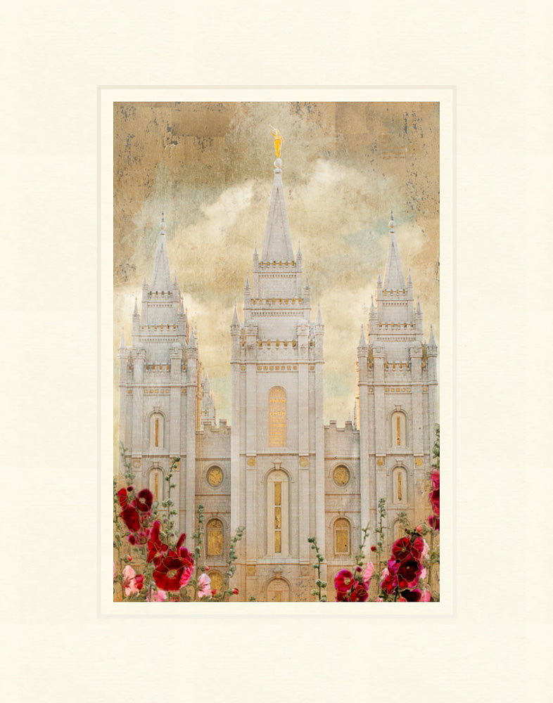 Salt Lake Temple - Splendor by Mandy Jane Williams