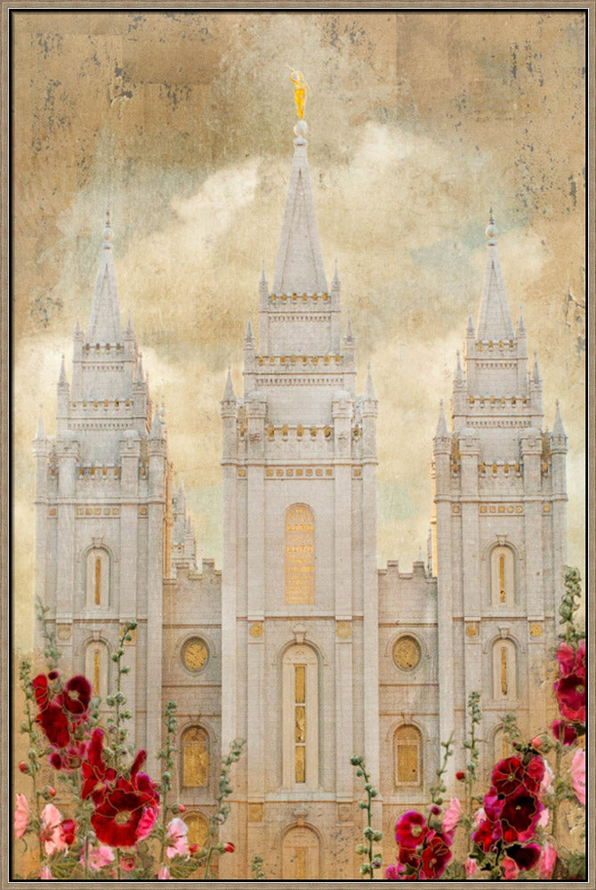 Salt Lake Temple - Splendor by Mandy Jane Williams