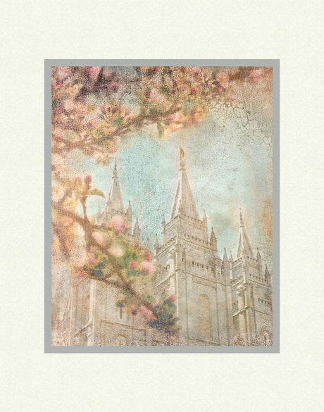 Salt Lake Temple - Spring by Mandy Jane Williams