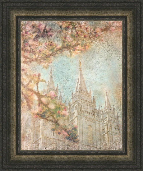 Salt Lake Temple - Spring by Mandy Jane Williams