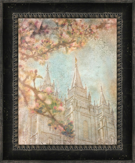 Salt Lake Temple - Spring by Mandy Jane Williams