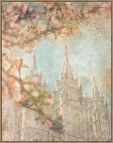 Salt Lake Temple - Spring by Mandy Jane Williams