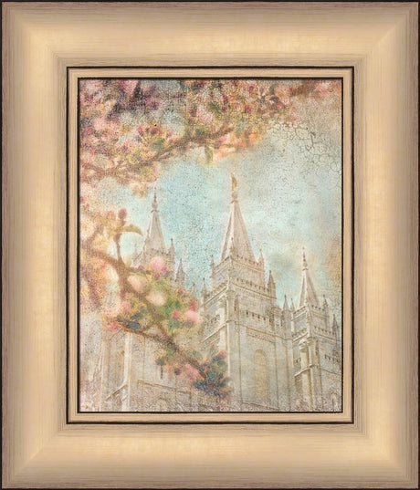 Salt Lake Temple - Spring by Mandy Jane Williams