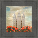 Salt Lake Temple - Joyful Day by Mandy Jane Williams