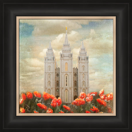 Salt Lake Temple - Joyful Day by Mandy Jane Williams