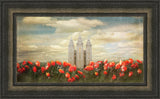 Salt Lake Temple - Joyful Day Panorama by Mandy Jane Williams