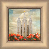 Salt Lake Temple - Joyful Day by Mandy Jane Williams