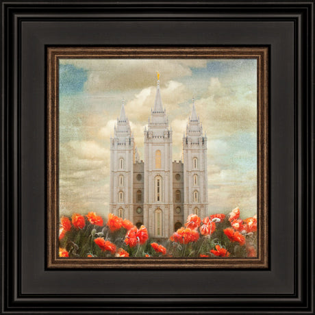 Salt Lake Temple - Joyful Day by Mandy Jane Williams