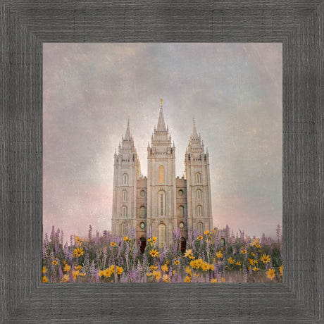 Salt Lake Temple - How Beautiful Upon the Mountains by Mandy Jane Williams