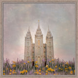 Salt Lake Temple - How Beautiful Upon the Mountains by Mandy Jane Williams