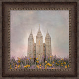 Salt Lake Temple - How Beautiful Upon the Mountains by Mandy Jane Williams