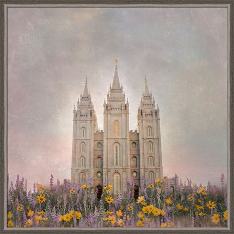 Salt Lake Temple - How Beautiful Upon the Mountains by Mandy Jane Williams