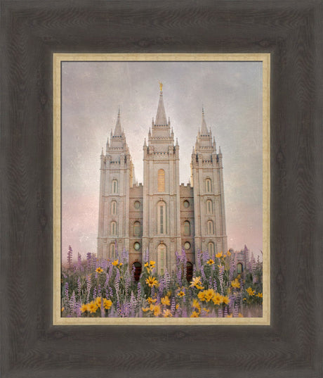 Salt Lake Temple - How Beautiful Upon the Mountains by Mandy Jane Williams