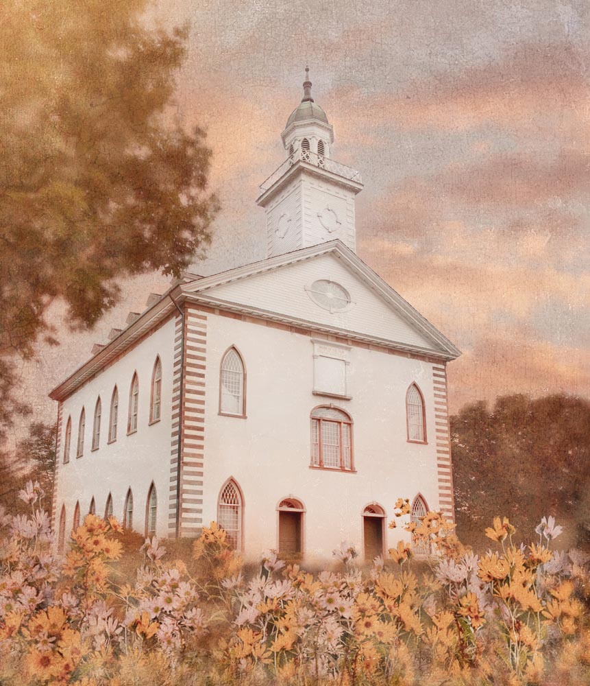 Kirtland Ohio Temple - House of Faith by Mandy Jane Williams