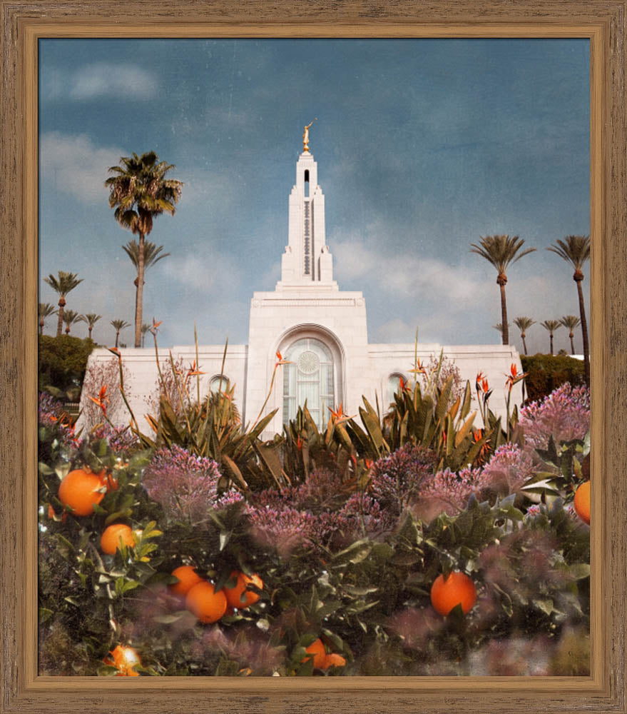 Redlands Temple - Fruitful by Mandy Jane Williams