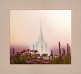 Rexburg Temple - Silk and Purple by Mandy Jane Williams