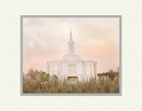 Pocatello Temple - Idaho Sagebrush by Mandy Jane Williams