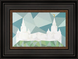 San Diego California Temple - Geometric  by Madison Wardle