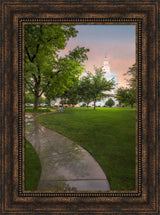 St George Temple - Pathway by Robert A Boyd