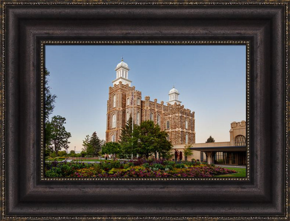 Logan Temple - Clear Morning by Robert A Boyd