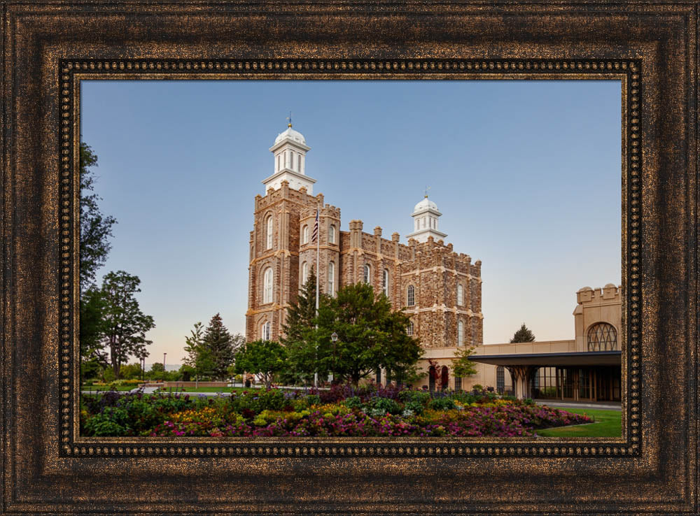 Logan Temple - Clear Morning by Robert A Boyd