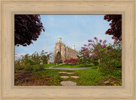 Logan Temple - Garden Path by Robert A Boyd