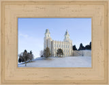 Manti Temple - Winter by Robert A Boyd