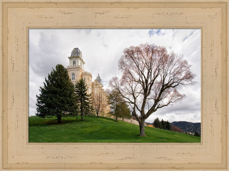 Manti Temple - Spring Hill by Robert A Boyd