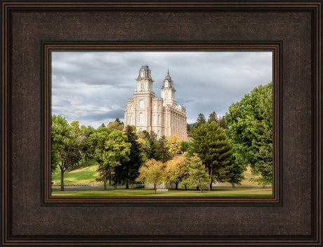 Manti Temple - Chrome Series by Robert A Boyd