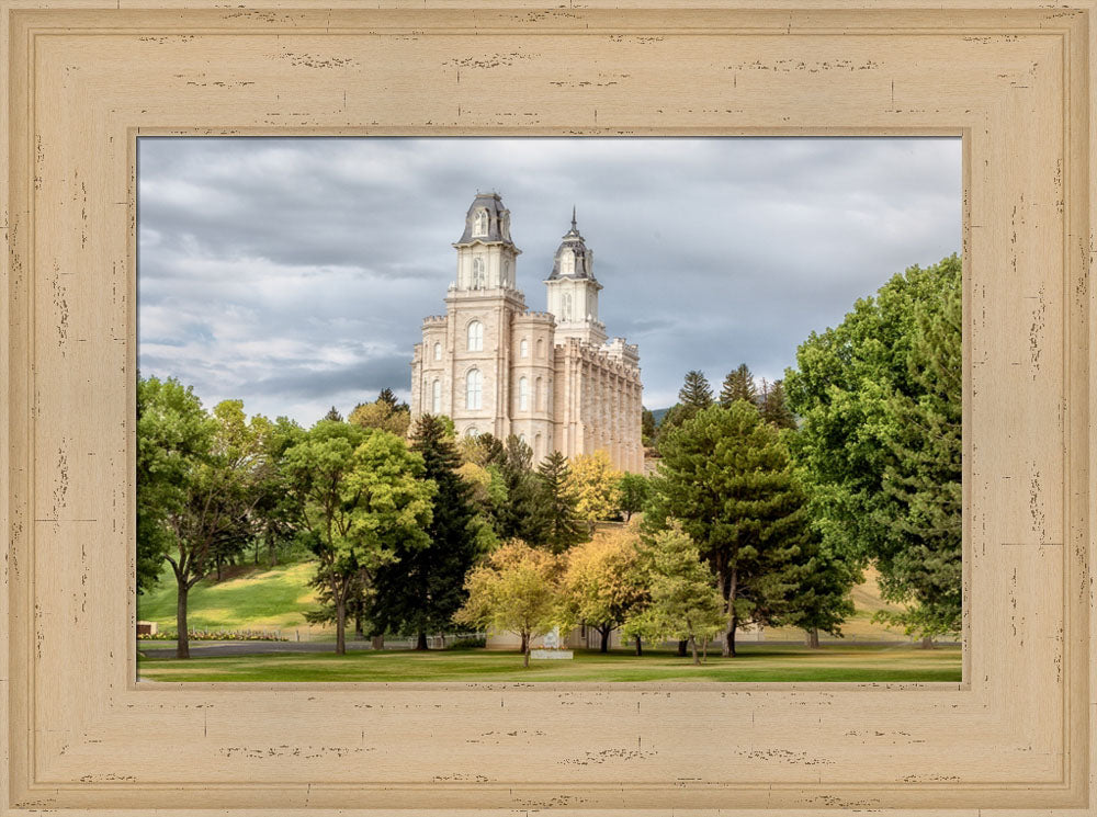 Manti Temple - Chrome Series by Robert A Boyd