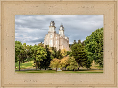 Manti Temple - Chrome Series by Robert A Boyd