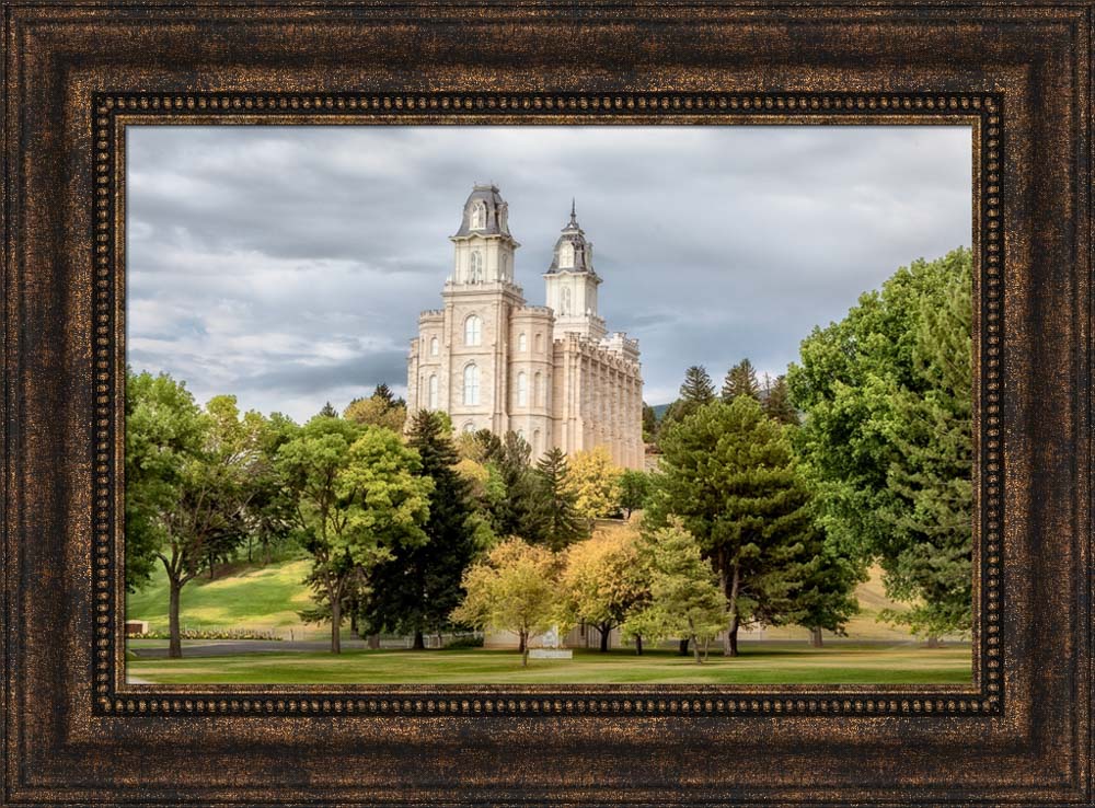 Manti Temple - Chrome Series by Robert A Boyd