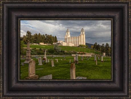 Manti Temple - Cemetery by Robert A Boyd